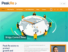 Tablet Screenshot of peak-re.com